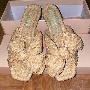 BRAND NEW IN BOX. Loeffler Randall Raffia Sandals.